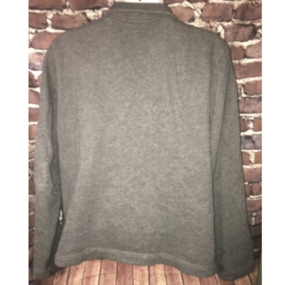 Geoffrey Beene Sport Pull Over Grey Size M - Picture 2 of 5